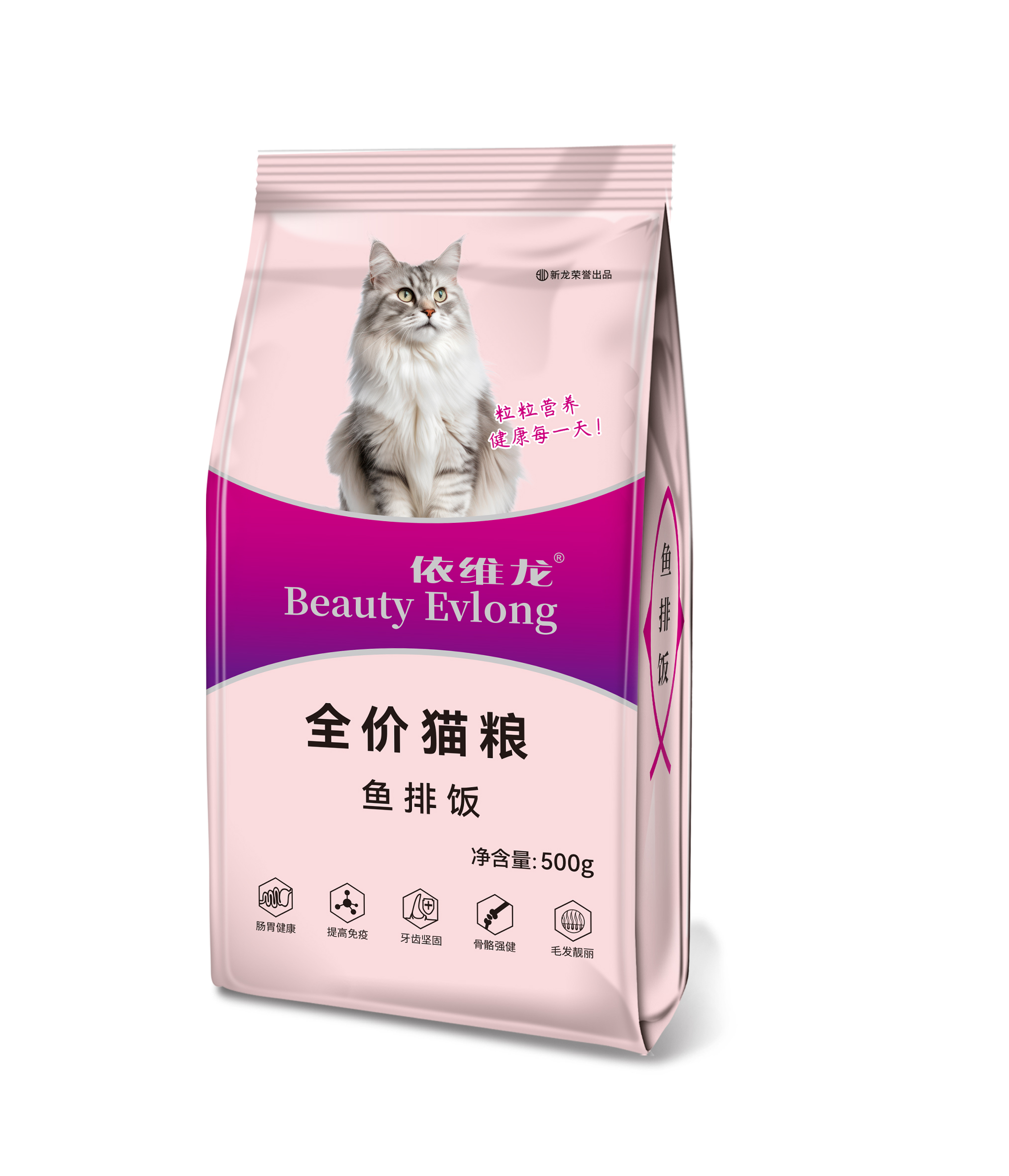 依维龙猫粮500g全价猫粮